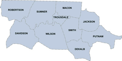 HighPoint Homecare service area